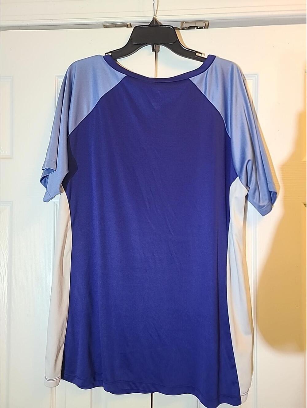 Majestic Fan Fashion Cool Base Womens Kansas City Royals Baseball Shirt 2XL - Picture 8 of 9